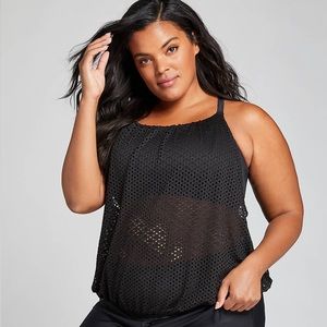 Lane Bryant Blouson Swim Tankini
